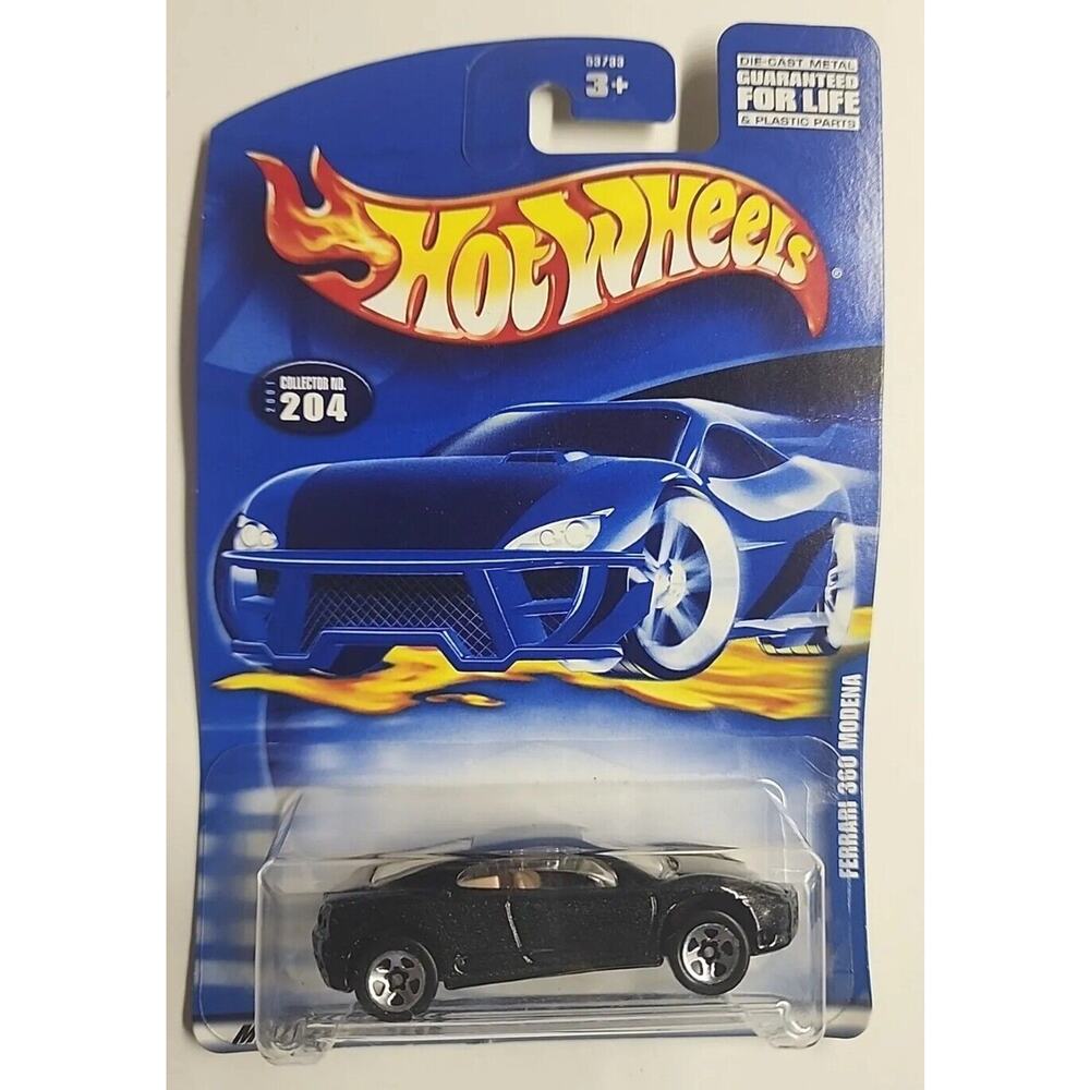 2001 - Hot Wheels‎ Ferrari 360 Modena Black #204 HW7